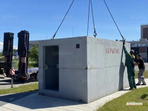В Кронштадте появились бетонные укрытия на случай атак беспилотников